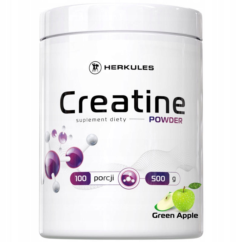 HERKULES Creatine Powder 500g CREATINE MONOHYDRATE STRENGTH POWER DEVELOPMENT MASS