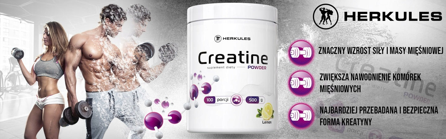 HERKULES Creatine Powder 500g MONOHYDRATE BY WILD CREATINE MEGA STRENGTH MASS Expiration date at least six months from the date of purchase