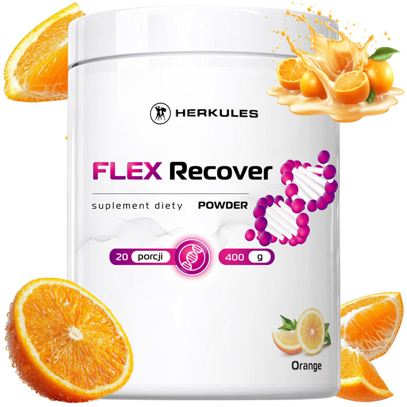 HERKULES Flex Recover Powder 400g COLLAGEN FOR JOINTS MSM LIGAMENT BONES
