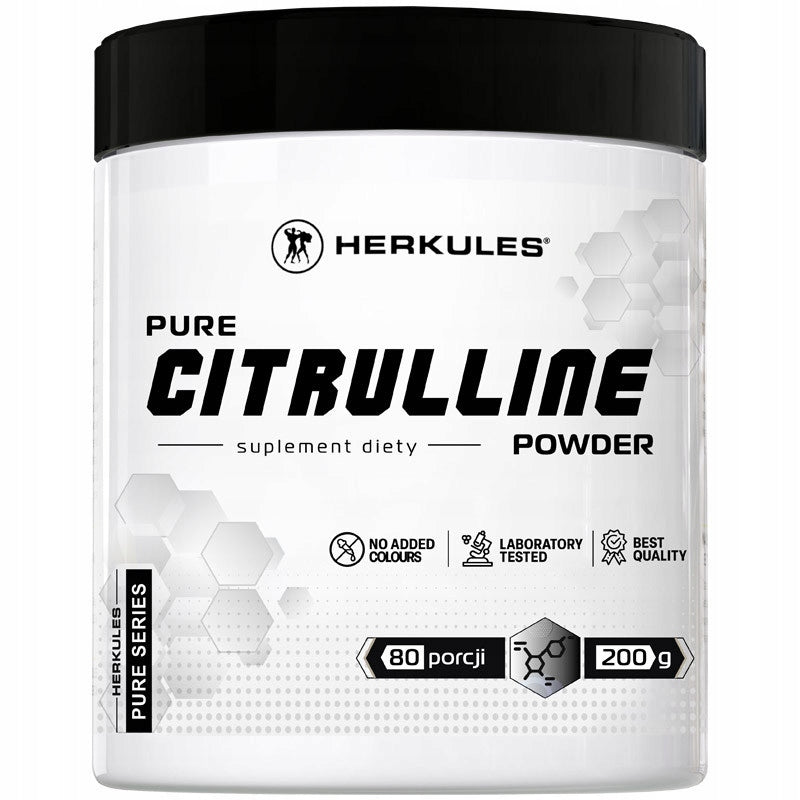 HERKULES Pure Citrulline Powder 200g CITRULLINE PUMP PERFORMANCE NATURAL