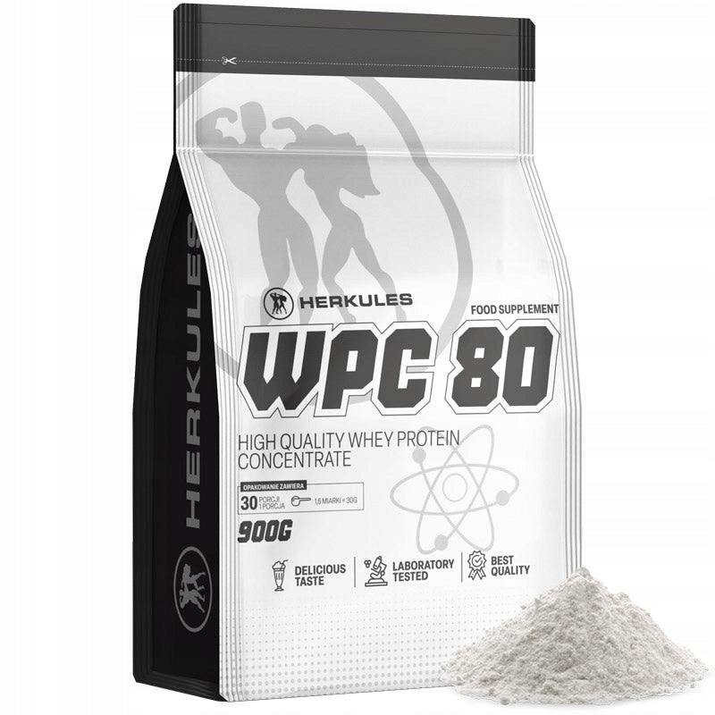 HERKULES WPC 80 900g PERFECTLY DIGESTIBLE PROTEIN WITHOUT FILLERS Packaging status original