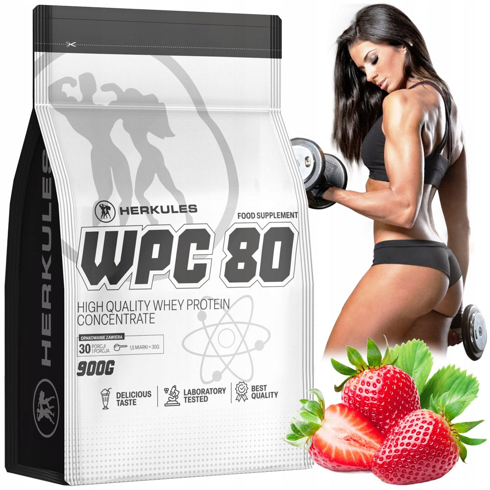 HERKULES WPC 80 900g WHEY PROTEIN PROTEINS REGENERATION AMINO ACIDS BCAA