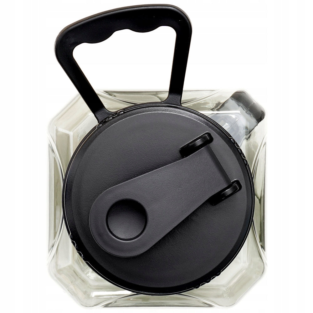 HERKULES Water Jug Canister 2,4l WITH MOUTHPIECE WATER BOTTLE GYM Volume 2400 ml