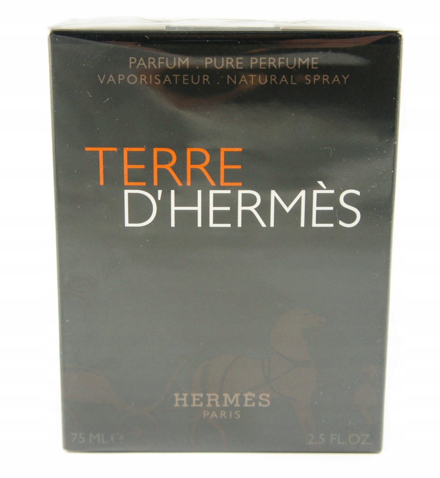 HERMES TERRE D'HERMES PURE PARFUM perfume 75 ml Packaging status original