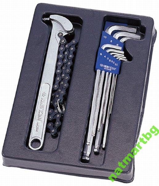 HEX Allen Set + Oil Filter Wrench KING TONY