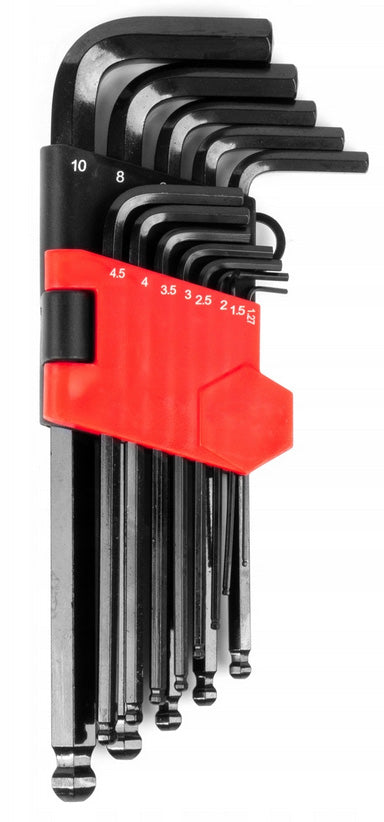 HEX Allen wrenches with ball long Allen set CRV black 13x TOOLS Brand no brand