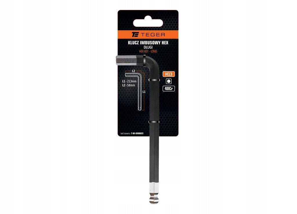 HEX H13 Allen Wrench - LONG / TEGER TEGER T-W-KIHD022 Manufacturer code T-W-KIHD022