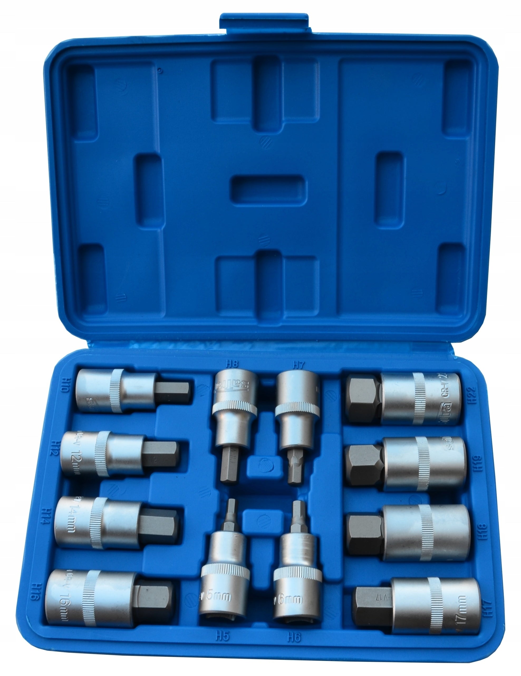 HEX WRENCHES 1/2″ H5-H22 12 PIECES S-90277 Brand Satra