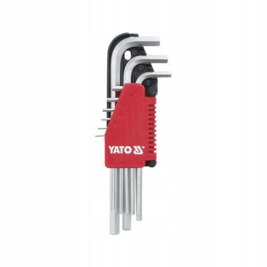 HEX WRENCHES 9PCS.1,5-10MM LONG CrV YT-0501 YATO
