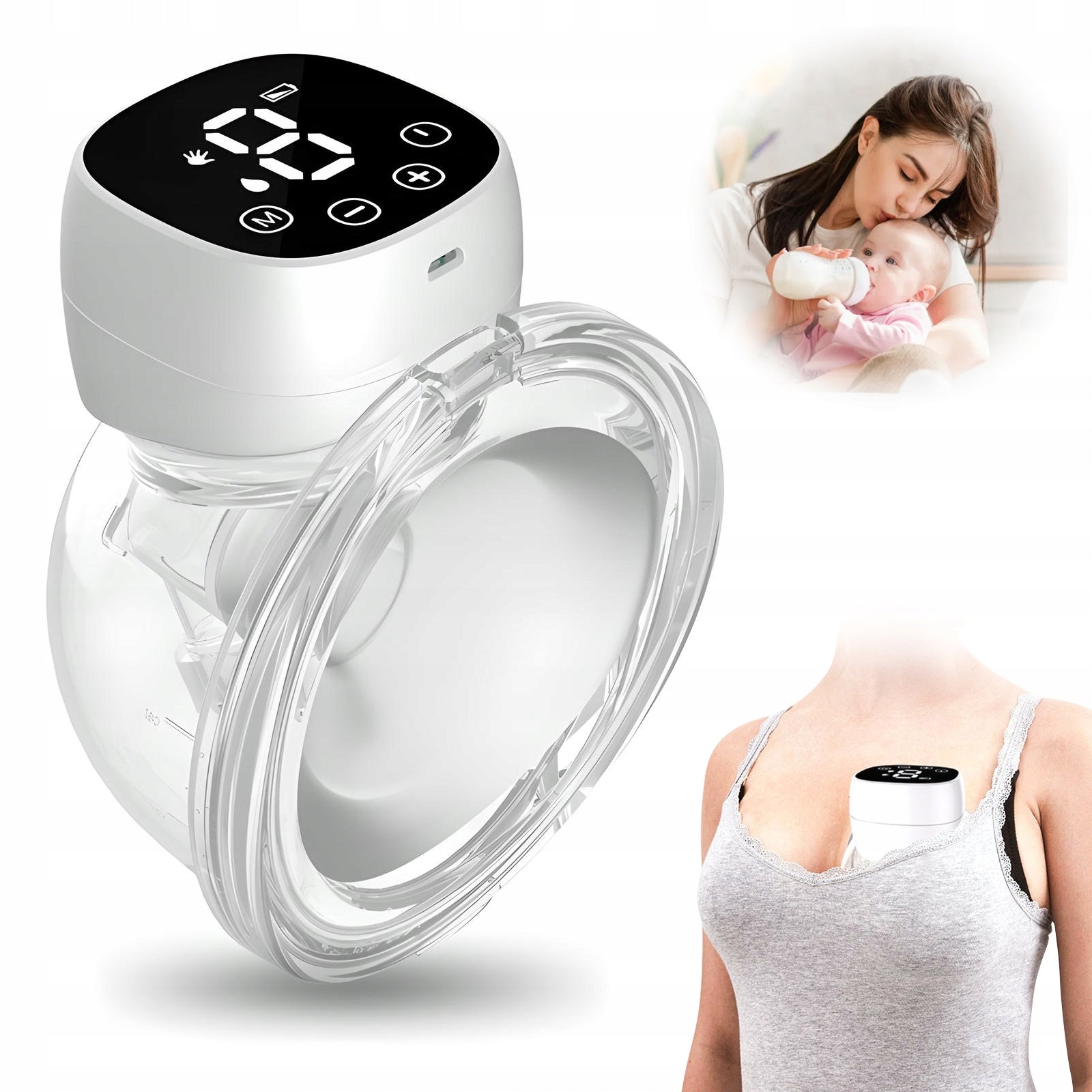 HEYLAD Cordless Hands-Free Electric Breast Pump Medical device no