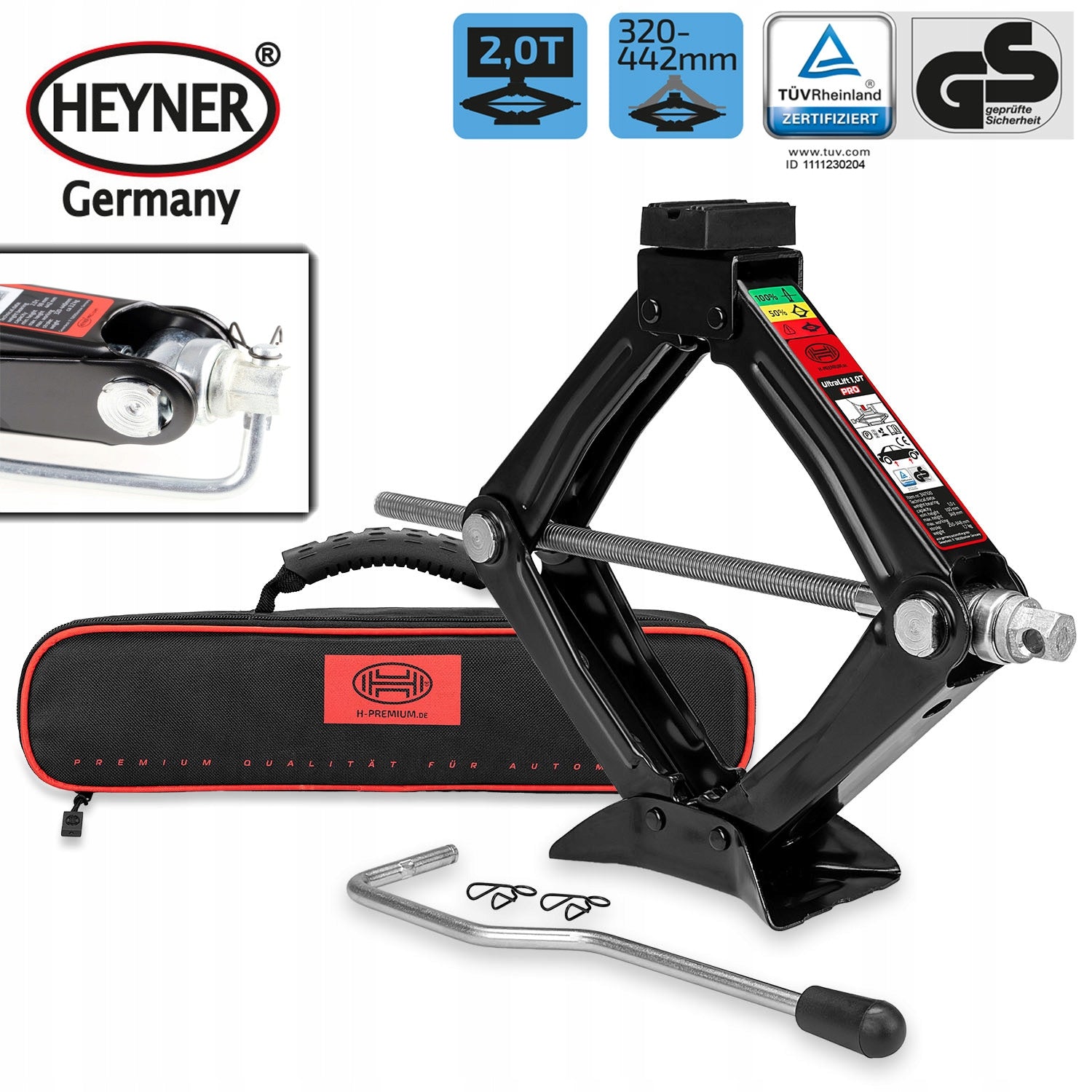 HEYNER Lift 2,0t Ultra Lift L PRO TRAPEZOIDAL EAN (GTIN) 4028224347202
