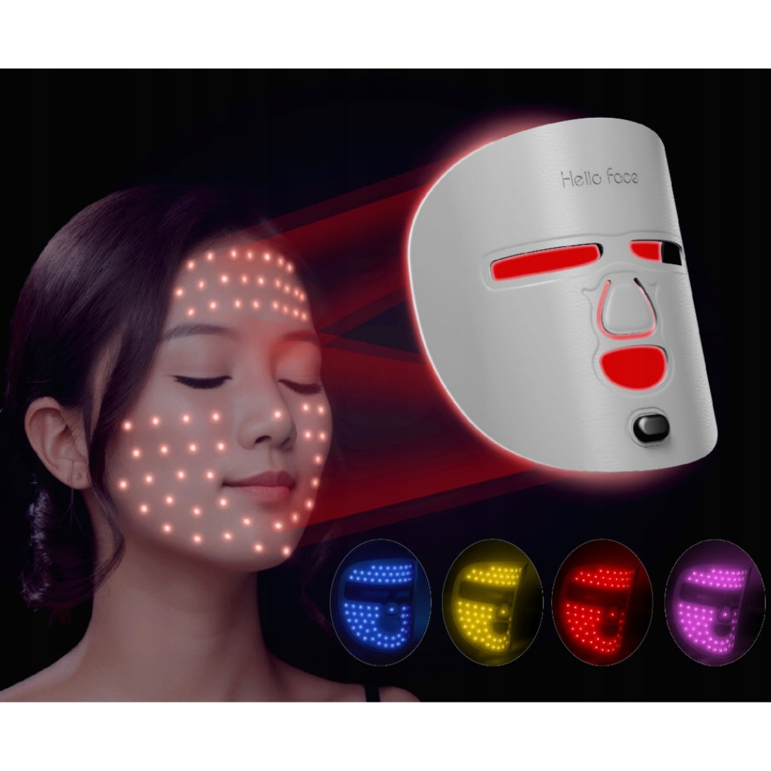 HF Bezdrôtová LED Maska 4v1 na Tvár Infračervená Fotónová Svetelná Terapia Brand no brand