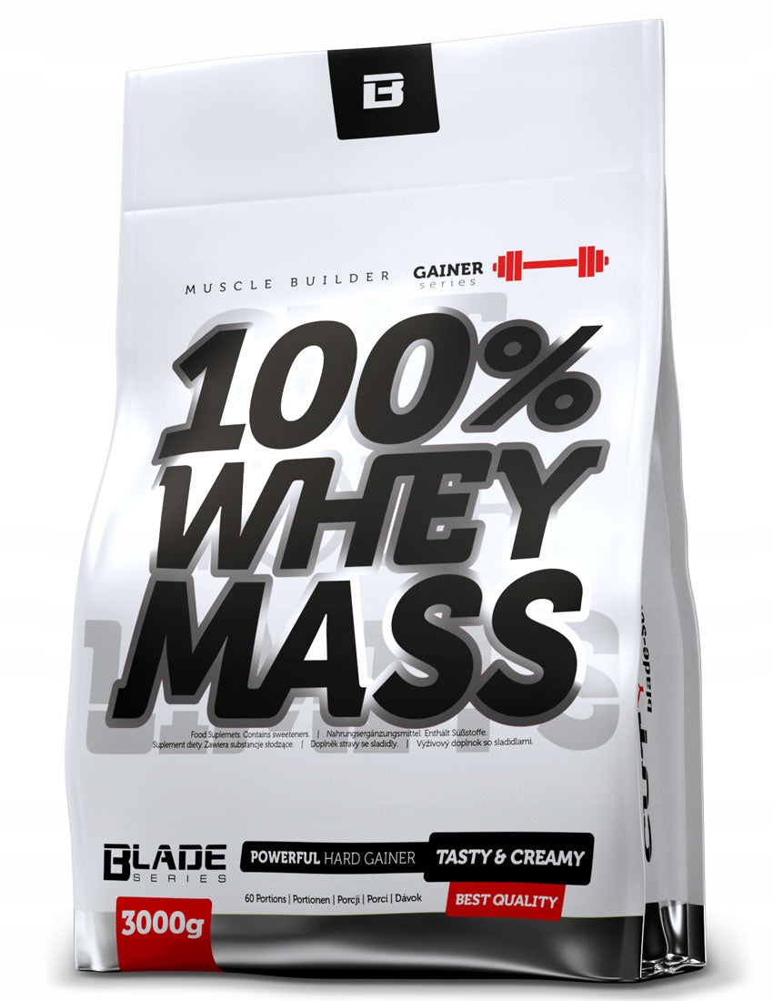 HI TEC BLADE 100% Whey Mass 3000g GAINER MASS