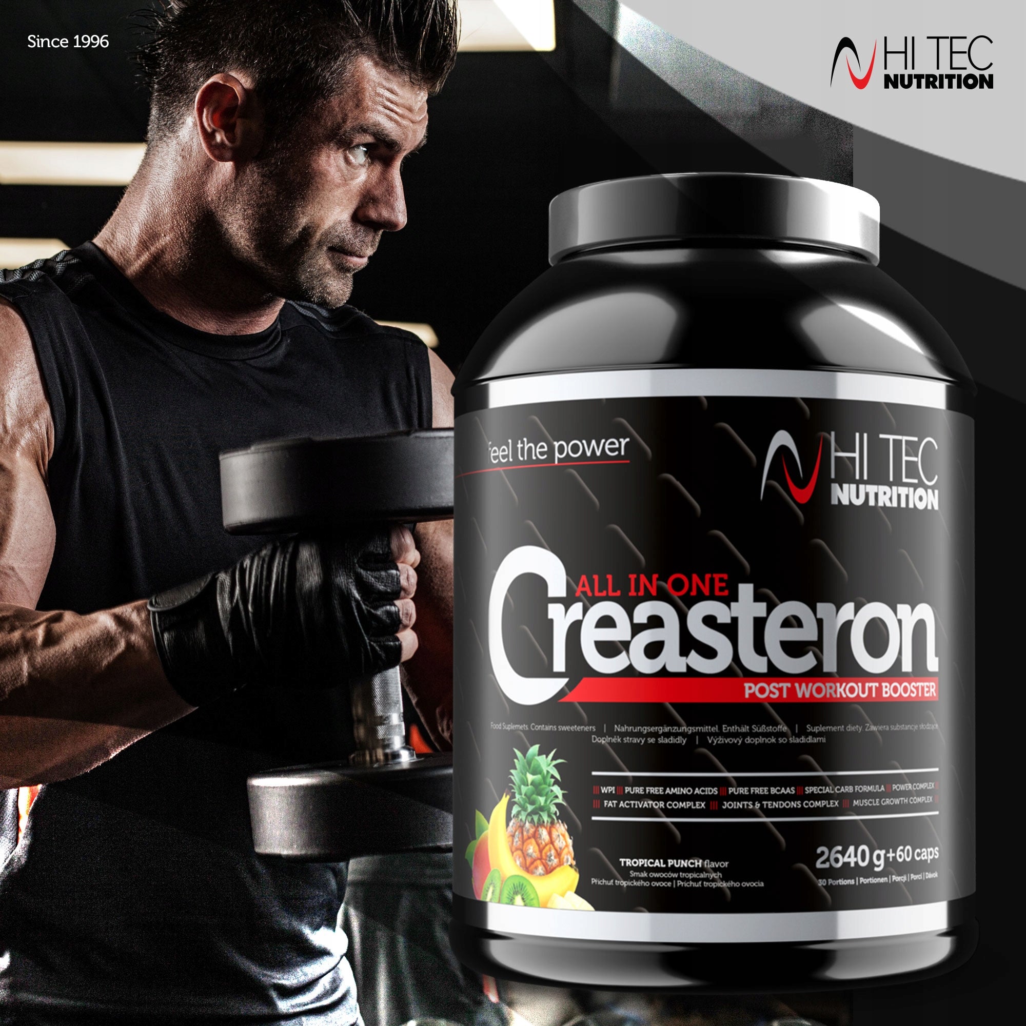 HI TEC CREASTERON 1204g+28 k BCAA PROTEIN VITAMINS Manufacturer code 5907534285888