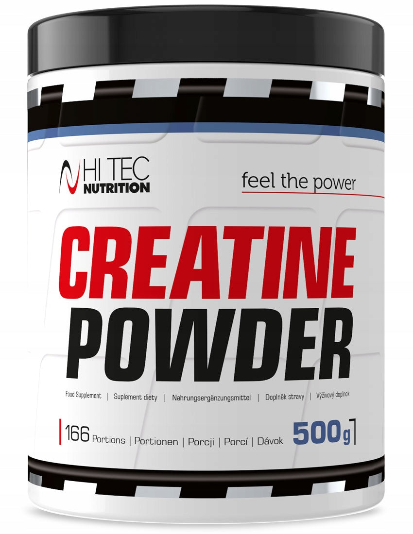 HI TEC Creatine Powder- 500g MONOHYDRATE MASS STRENGTH
