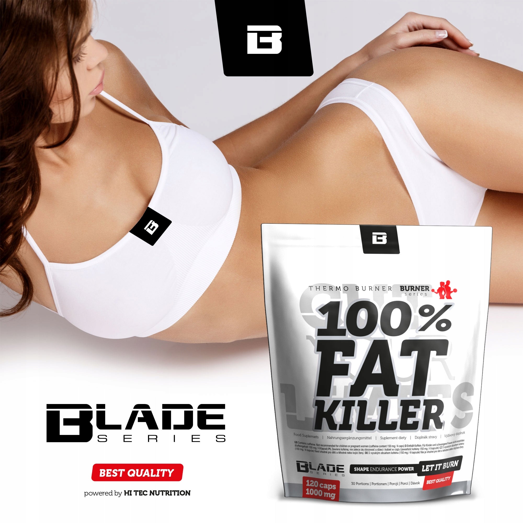 HI TEC FAT Killer 120 k FAT BURNER DIET Weight 120 g