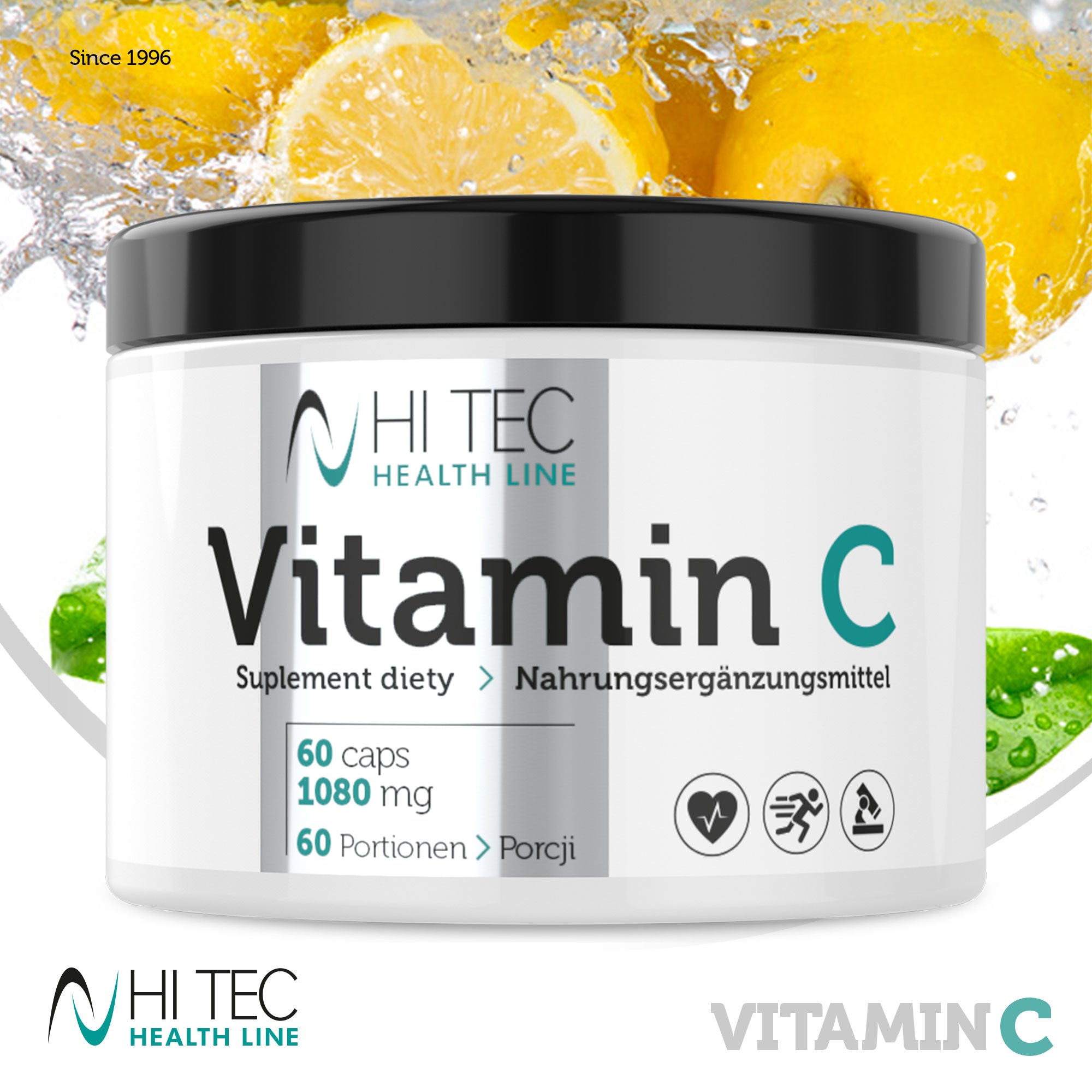 HI TEC VITAMIN C 750 MG 60 kaps IMMUNITY HEALTH Brand HiTec Nutrition