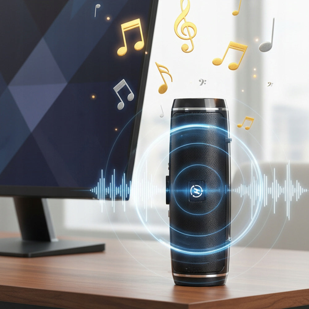 HIFI 1200MAH BLUETOOTH SPEAKER WITH DEEP BASS AND SHOULDER STRAP Model other