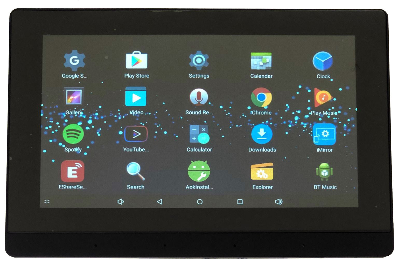 HIFI INTERNET RADIO FLUSH-MOUNTED WIFI BT JBL Batteries included no