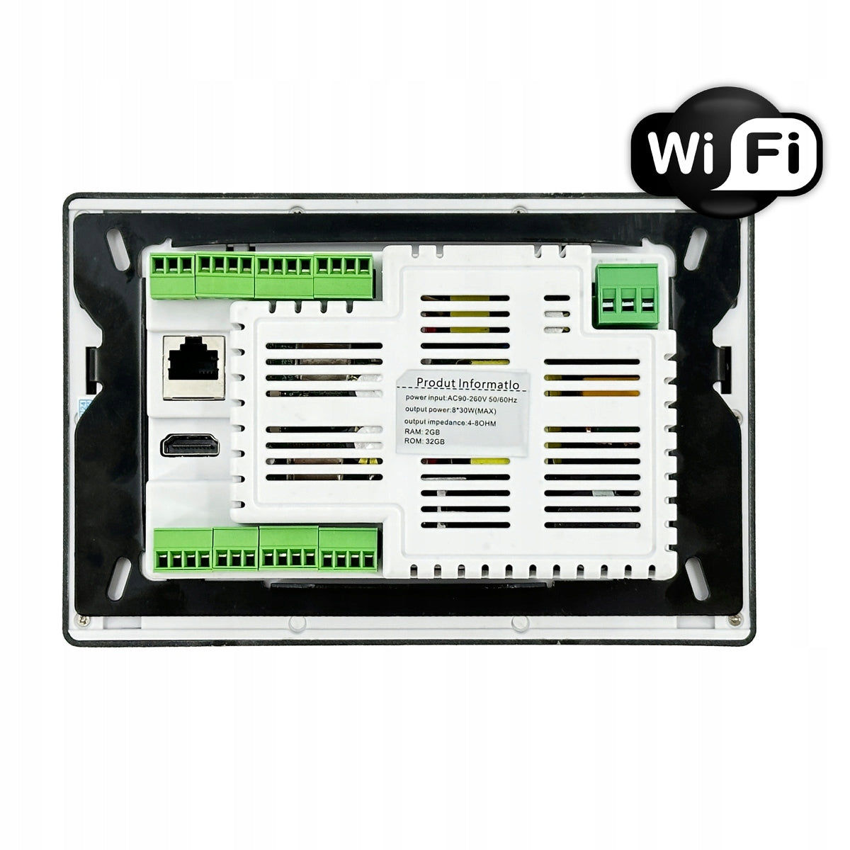 HIFI INTERNET RADIO UNDER THE HOUSE KITCHEN LIVING ROOM BATHROOM WITH WIFI BT Color white