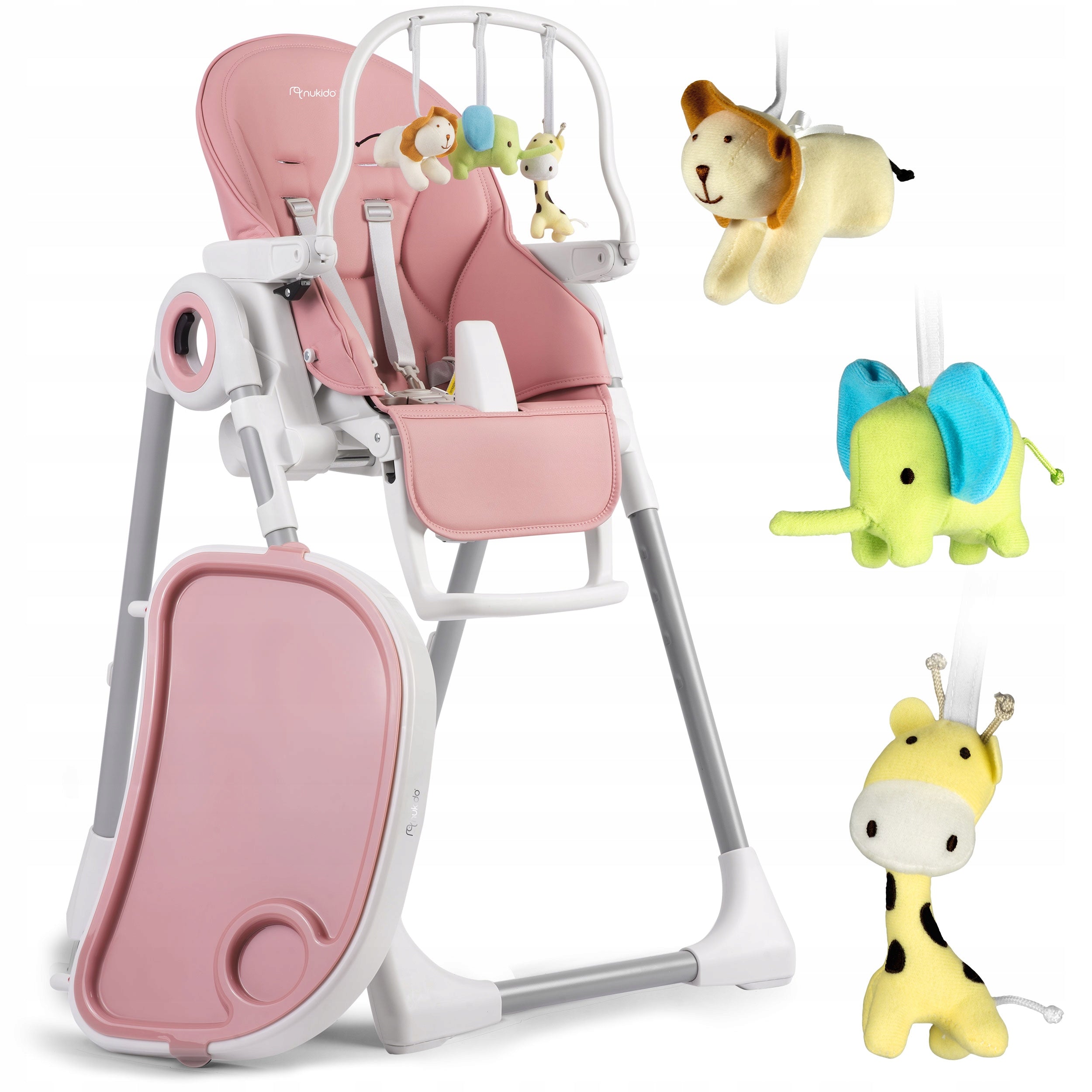 HIGH CHAIR FOR CHILDREN FOLDING TRAY NUKIDO BELO + TOYS