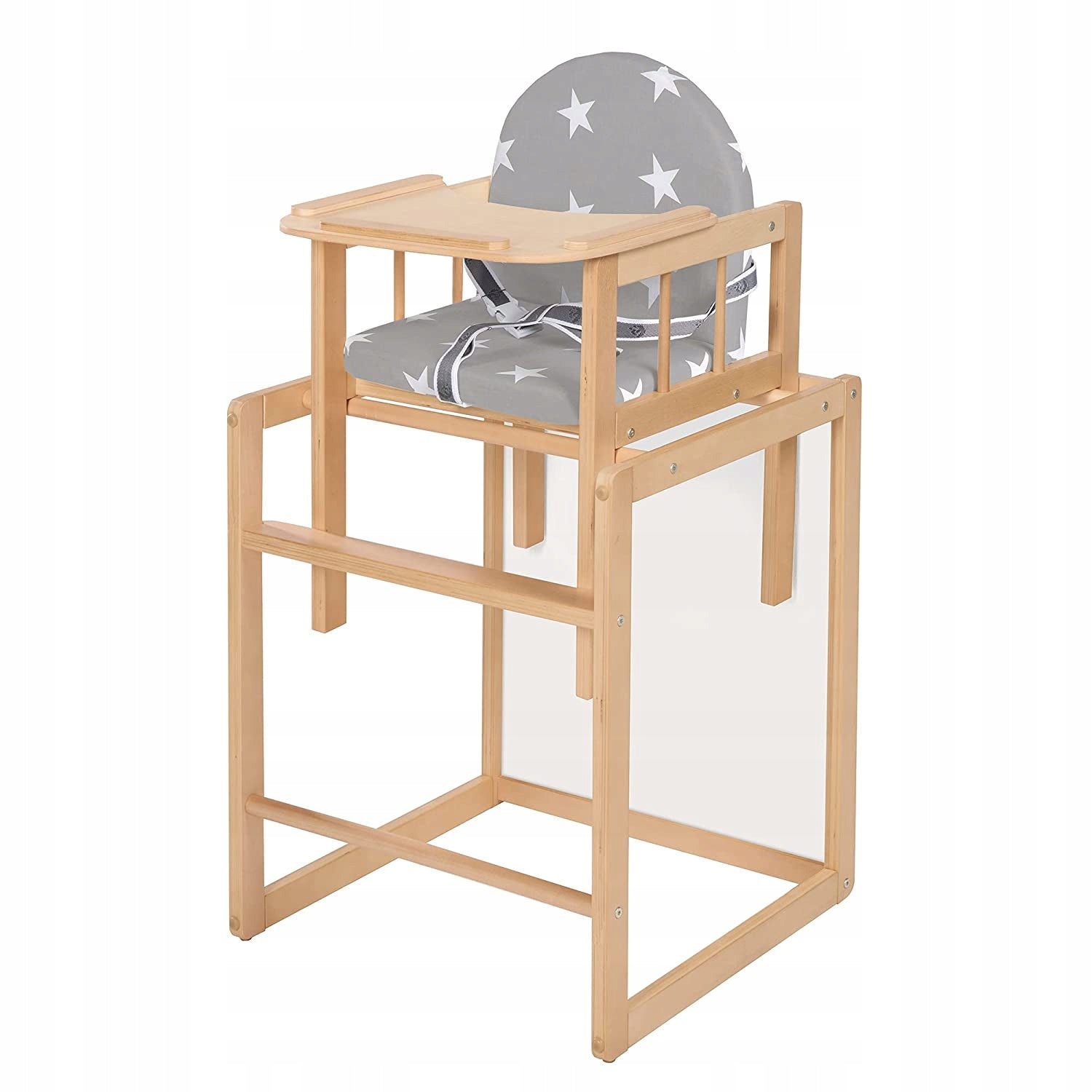 HIGH CHAIR MULTIFUNCTIONAL WOODEN STATION WAGON TYPE CHAIR + TABLE