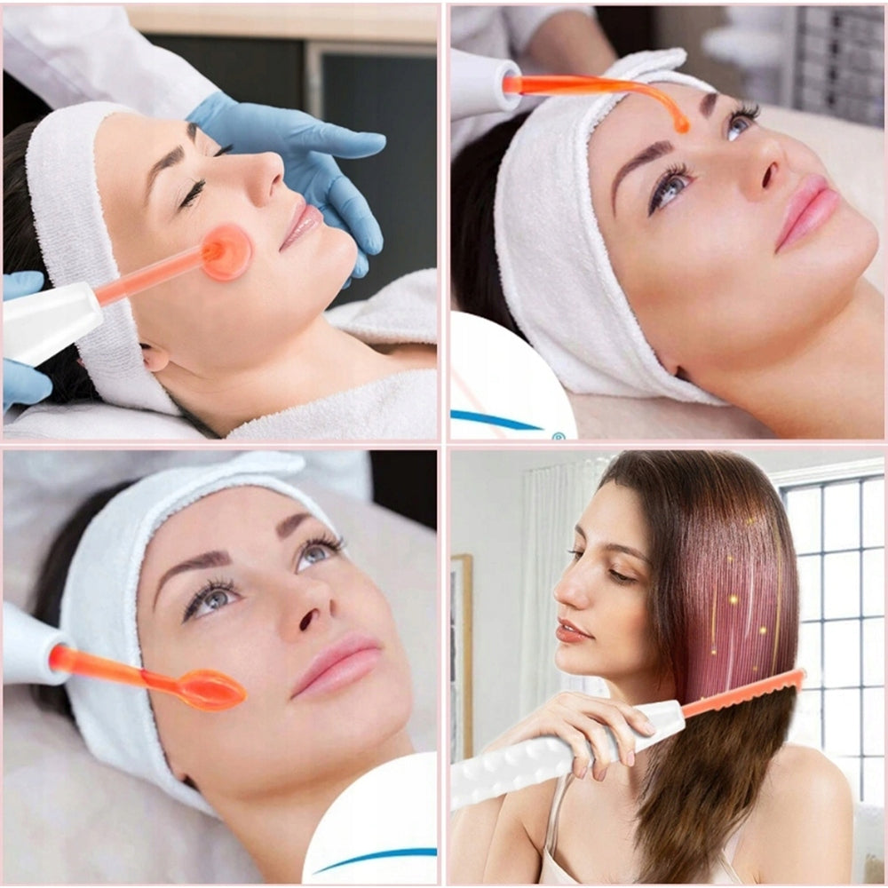 HIGH FREQUENCY PORTABLE FACE MACHINE FOR TENSE SKIN Packaging status original
