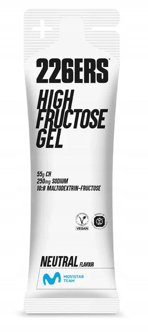 HIGH FRUCTOSE GEL 226ERS - high carbohydrate gel 80g - neutral