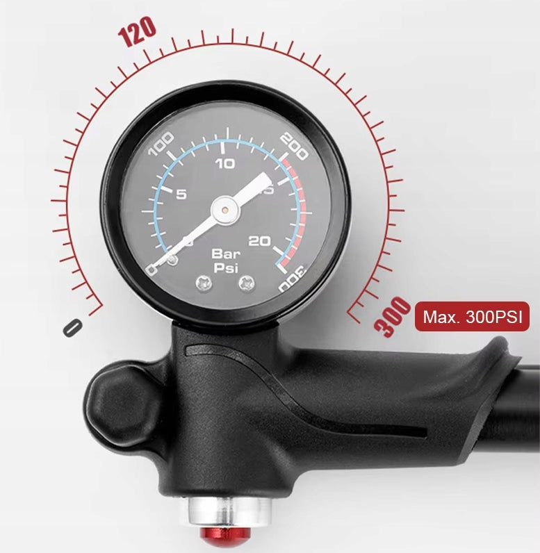 HIGH PRESSURE PUMP FOR DAMPER SHOCK ABSORBER 20 BAR PRESSURE GAUGE 300PSI Packaging status original