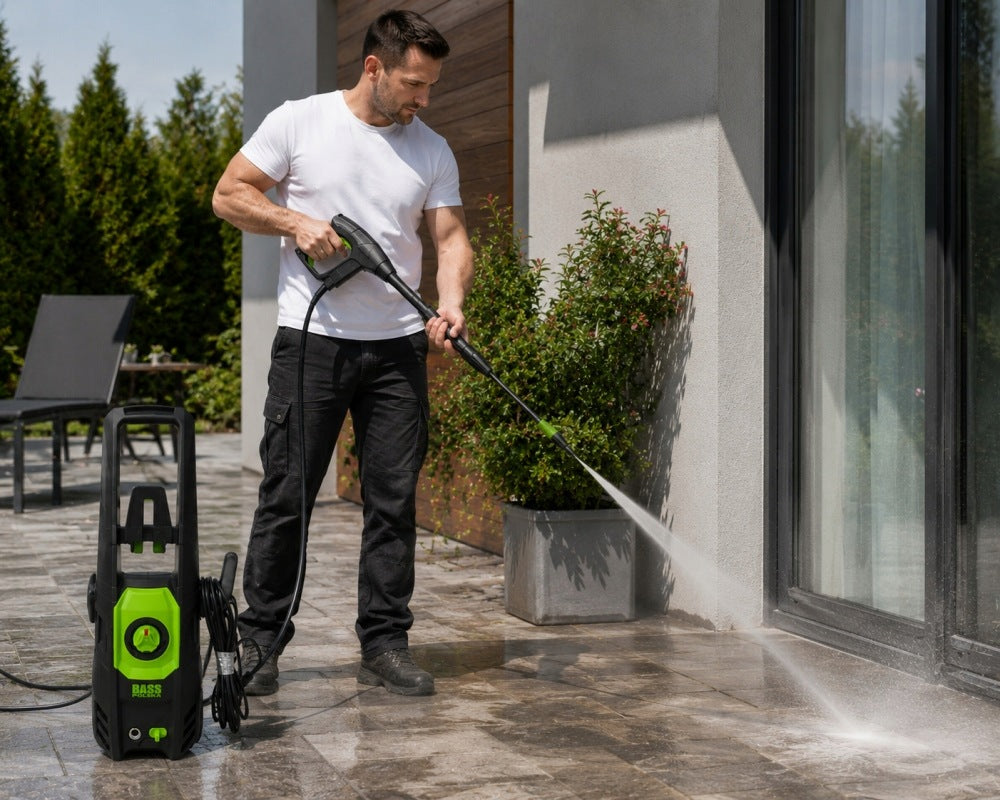 HIGH PRESSURE WASHER 230 BAR 2200 W + FOAMER Brand Bass Polska