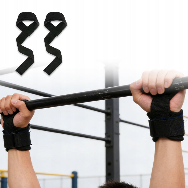 HIGH-QUALITY DEADLIFT AND EXERCISE STRAPS FOR IMPROVED GRIP 2 PCS Size universal