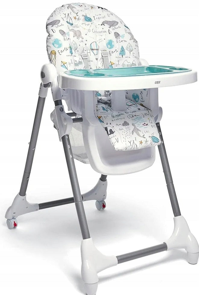 HIGHCHAIR FOLDING ADJUSTABLE MAMAS & PAPAS SNAX CHAIR WHEELS