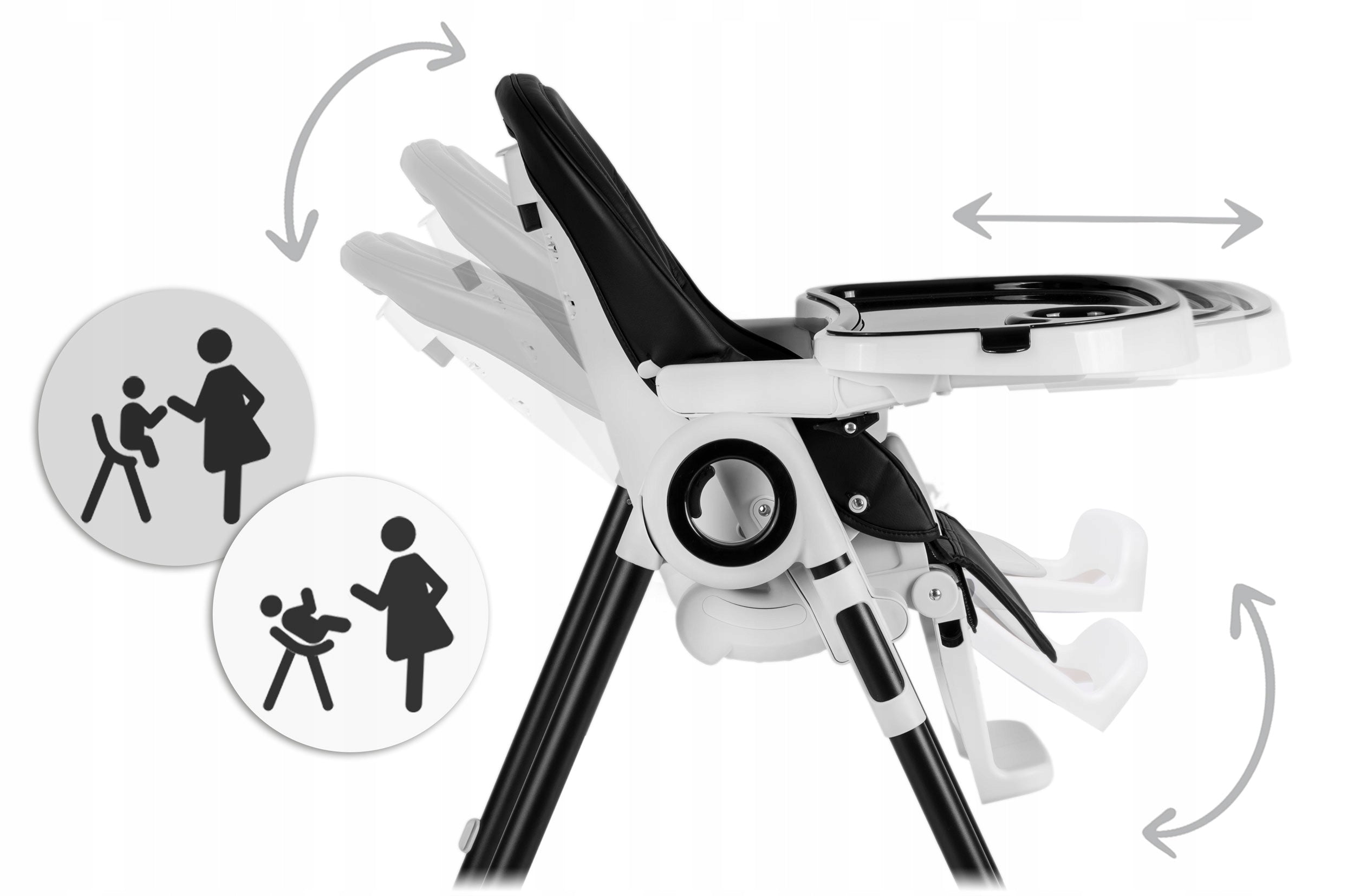 HIGHCHAIR FOR CHILDREN FOLDING LOUNGER PREMIUM SEAT NUKIDO Packaging status original