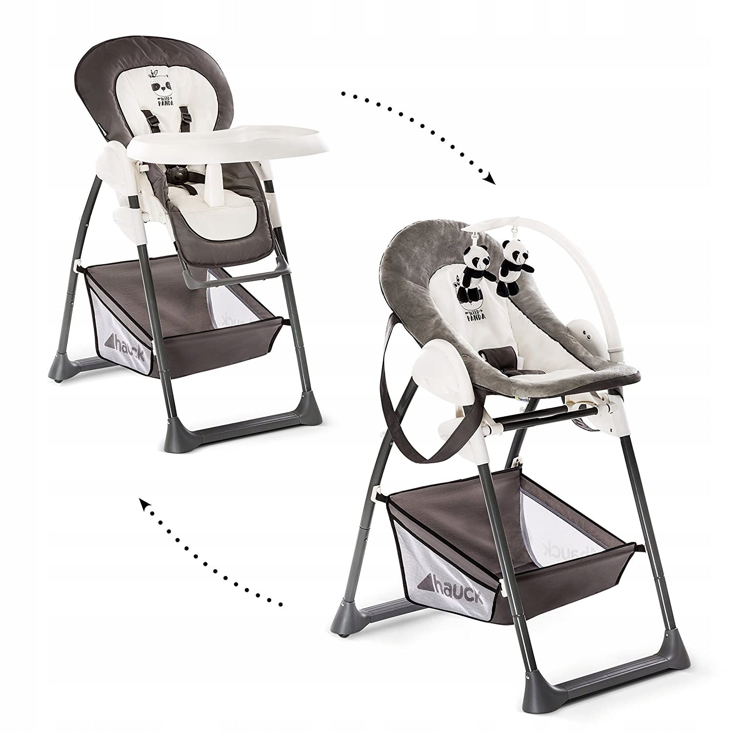 HIGHCHAIR WITH LOUNGER FUNCTION HAUCK SIT'N RELAX WILD PANDA Manufacturer code UJFWXBOKGK