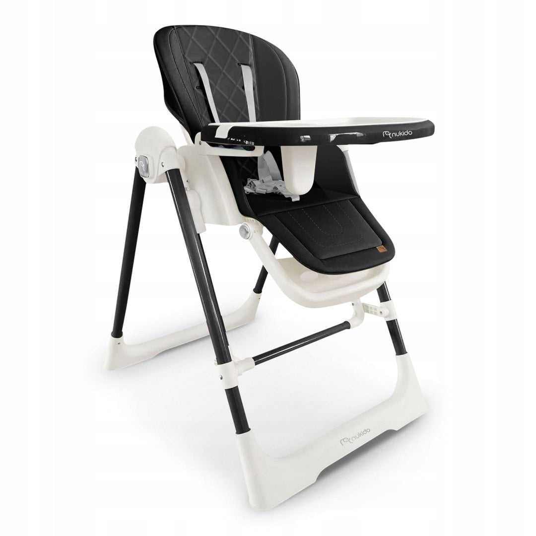 HIGHCHAIR WITH ROCKER COUCH ADJUSTABLE FOLDING BLACK Manufacturer code KRZESEŁKO DO KARMIENIA BUJACZKIEM LEŻACZKIEM