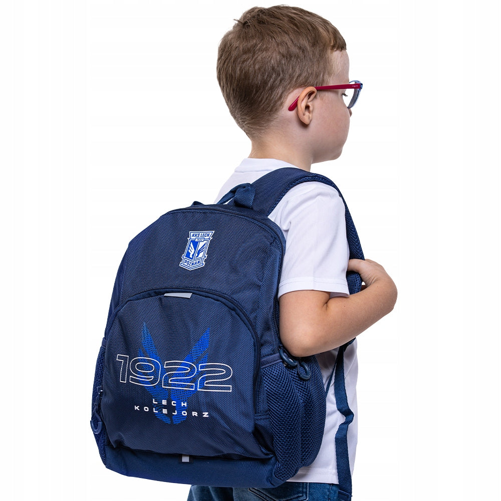 HIKING BACKPACK LECH POZNAŃ 1922 WINGS NAVY BLUE