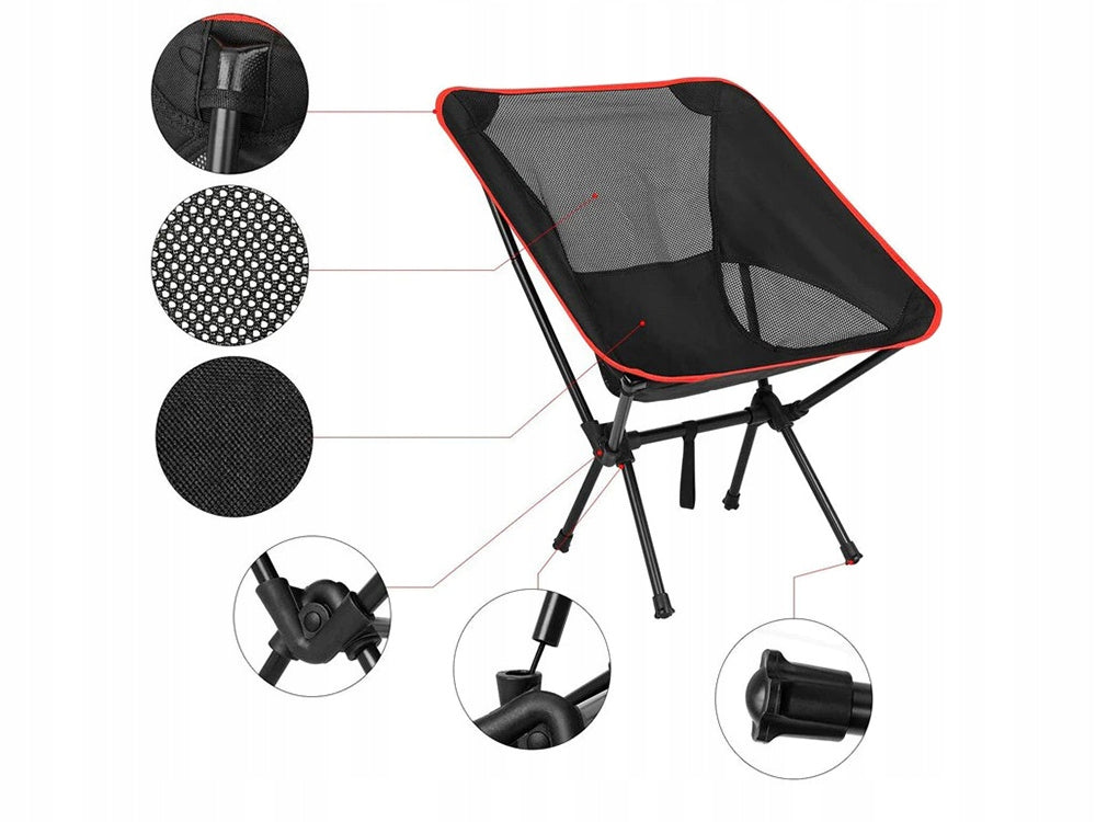 HIKING CHAIR FISHING CAMPING FOLDING FISHING CHAIR LARGE POUCH EAN (GTIN) 5907451332207