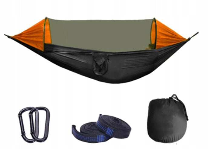 HIKING HAMMOCK MOSQUITO NET TENT HANGING TREE CAMPING Kind hammock without rod