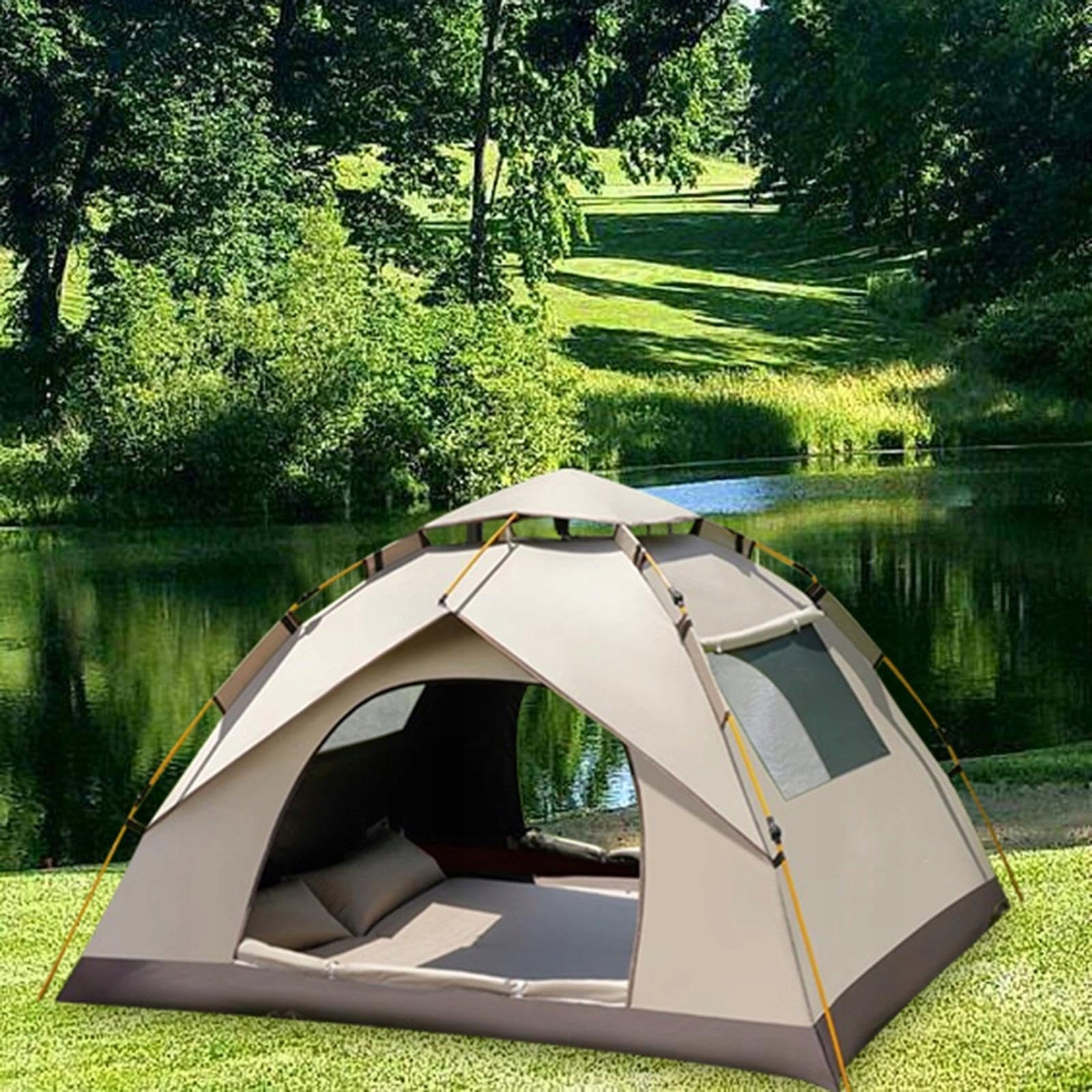 HIKING TENT 2-3 PERSON SELF-FOLDING CAMPING 210x150cm Brand Quechua