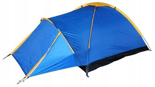 HIKING TENT 3-PERSON IGLO 210x180x120 cm BLUE LIGHT COVER Packaging status original