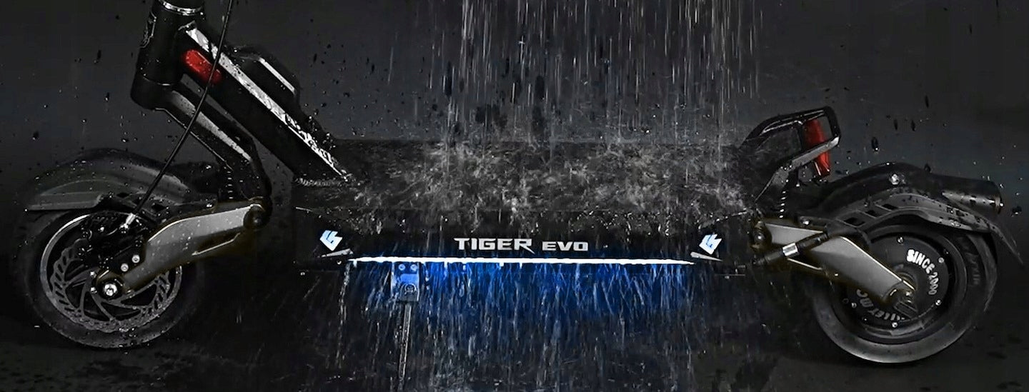 HILEY TIGER EVO ELECTRIC SCOOTER IPX7 1000W 60KM 52V 18.2Ah PREMIUM Packaging status original