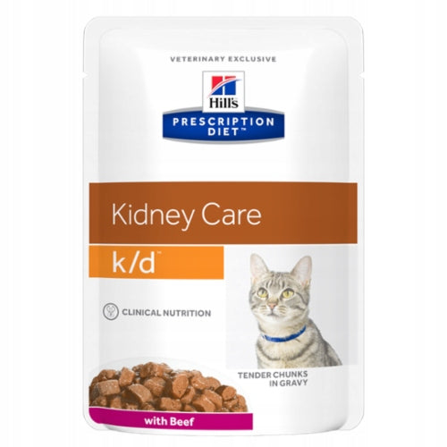 HILL'S PD FELINE K/D Kidney Care sachet Beef 85g Packaging status original