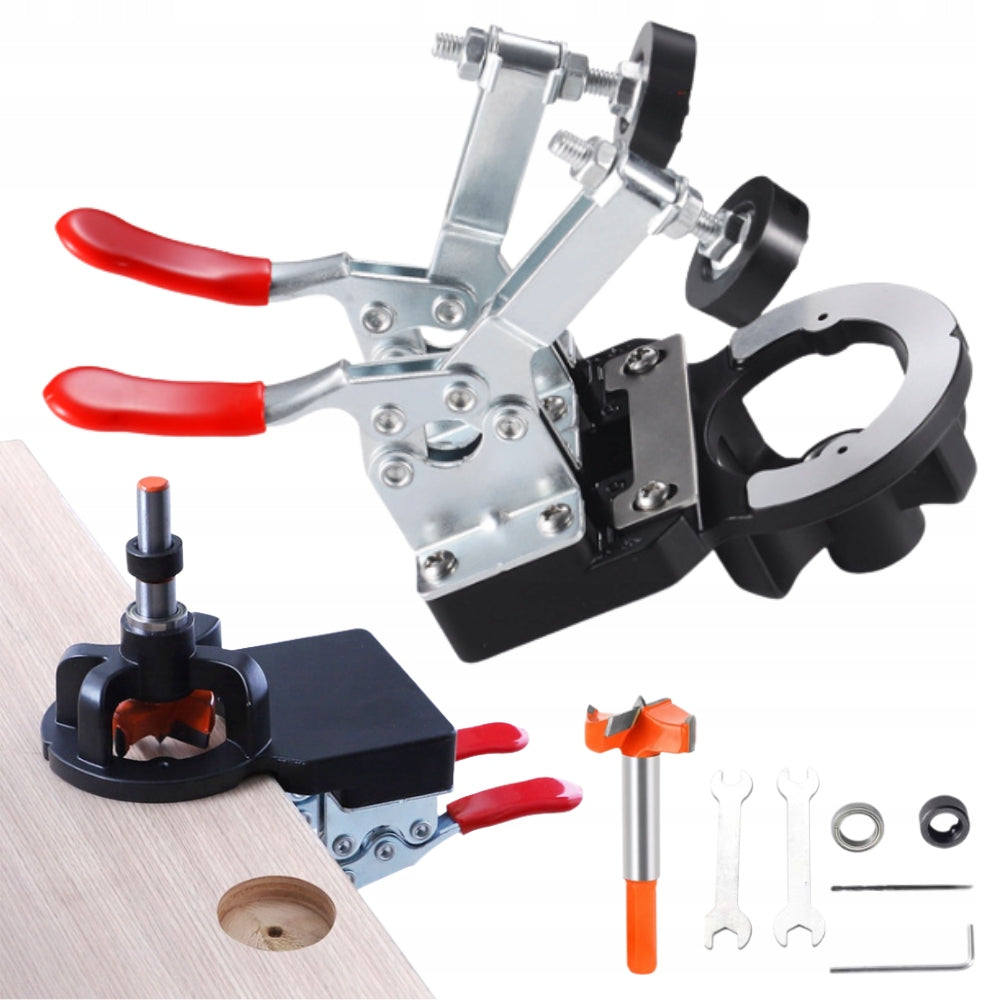 HINGE HOLE DRILLING TEMPLATE CAN CUTTER HINGE MARKER 35