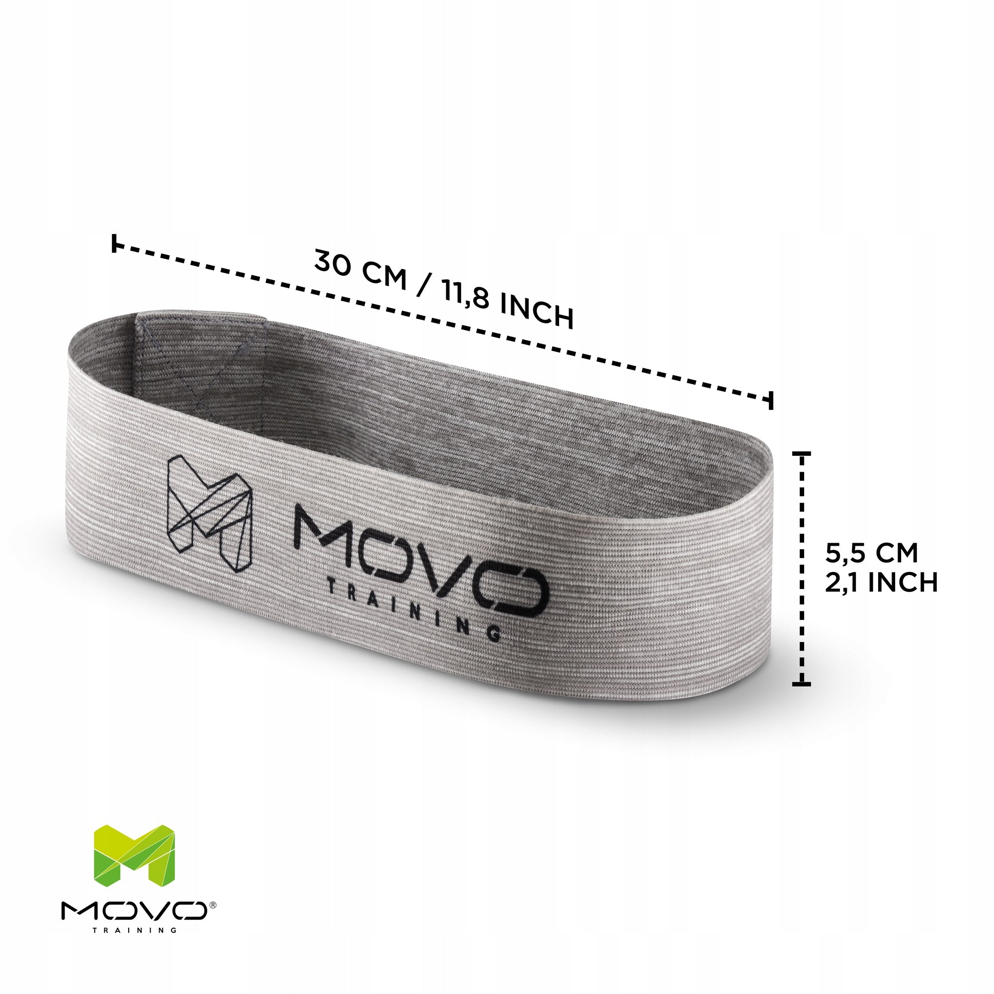 HIP BAND MINI SET OF EXERCISE MATERIAL TAPES Length 30 cm
