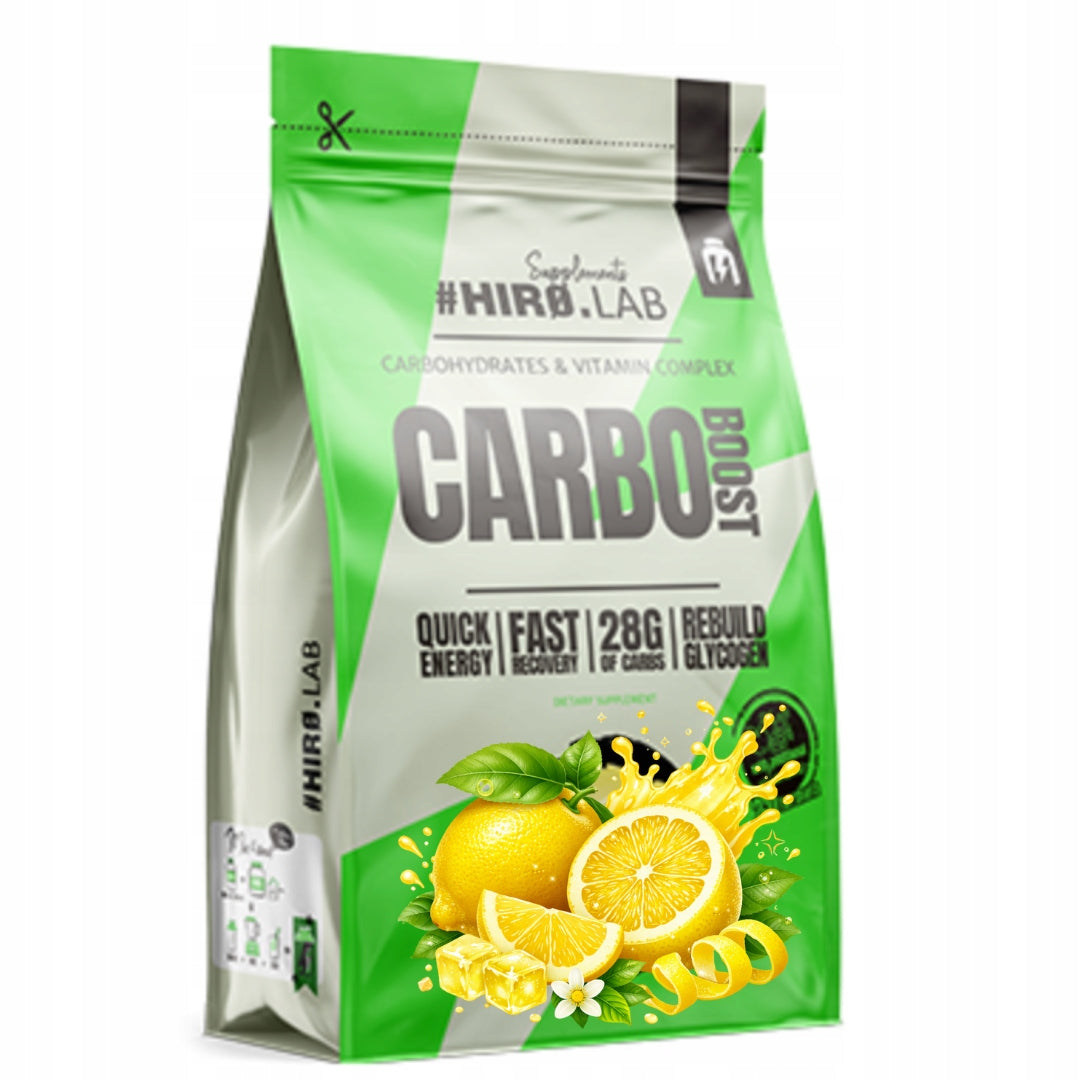 HIRO.LAB Carbo Boost 2.0 lemon flavor 1000g carbohydrates dextrose