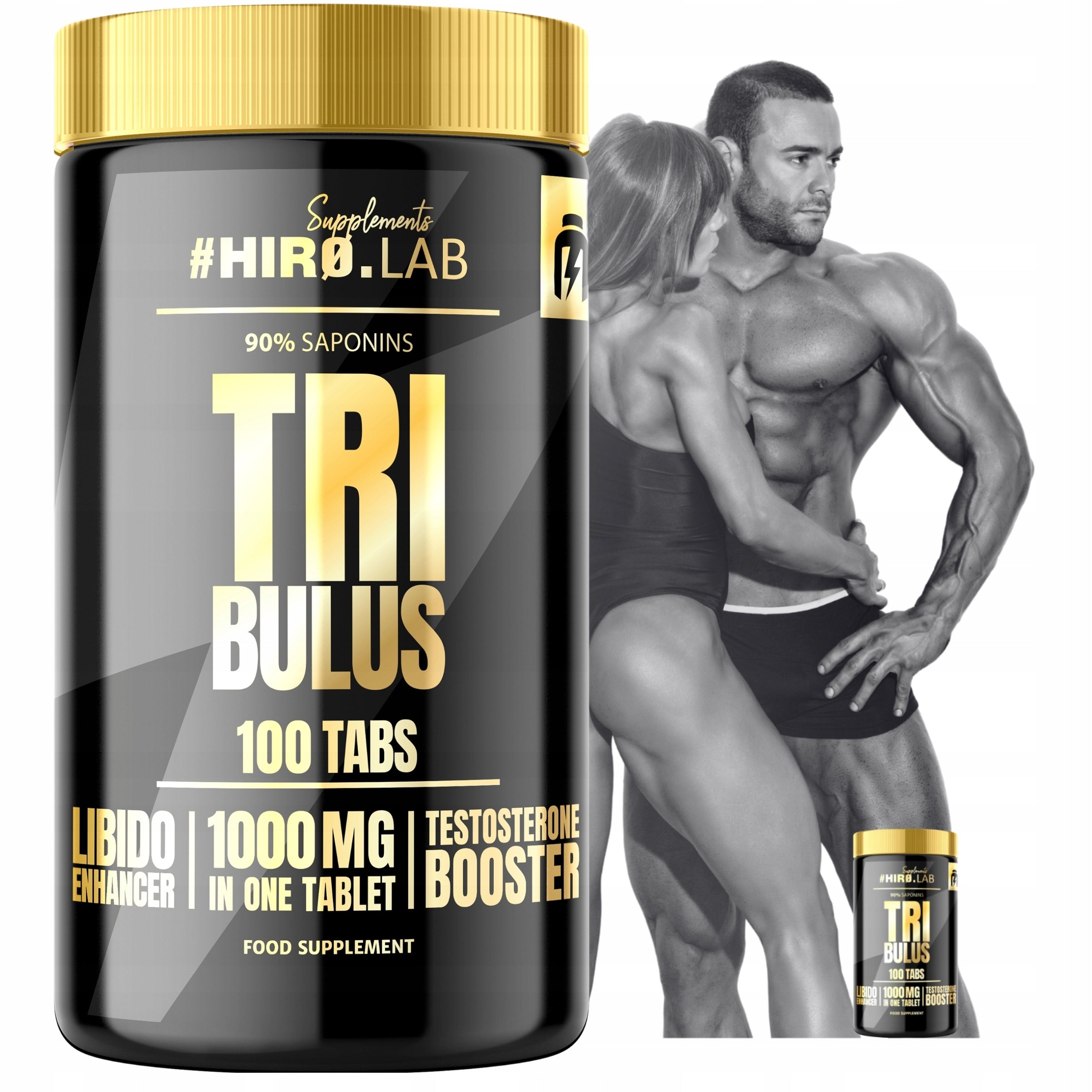 HIRO.LAB Tribulus Terrestris - Testosterone Booster Mace - 100 tabl.