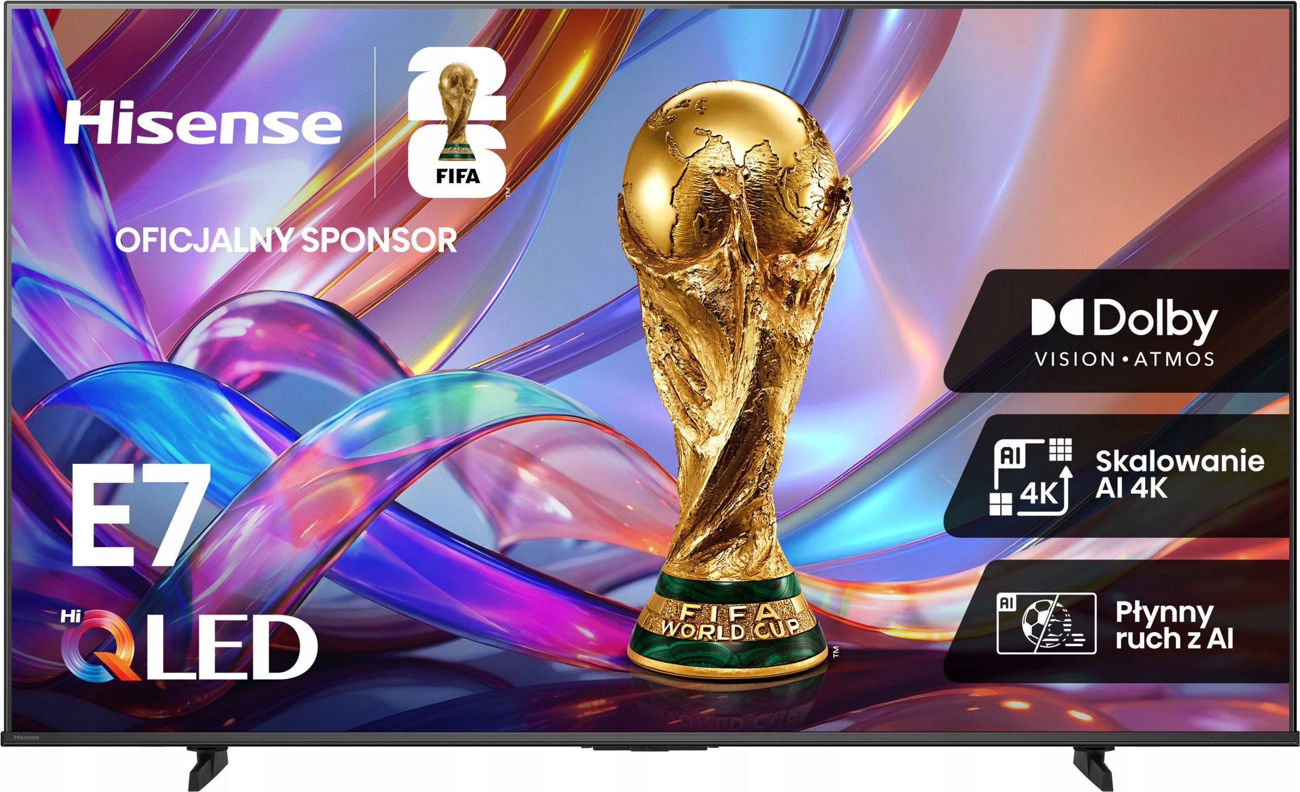 HISENSE 55E77S 55" QLED 4K VIDAA Dolby Atmos Dolby Vision TV
