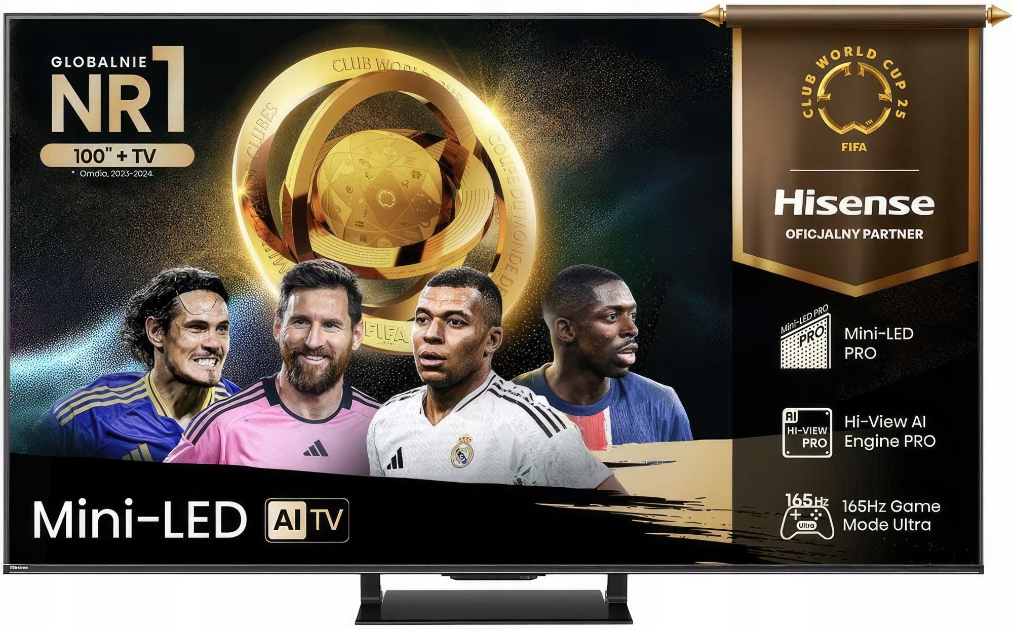 HISENSE 65U78Q Pro 65'' MINILED 4K 165Hz Dolby Vision Dolby Atmos TV