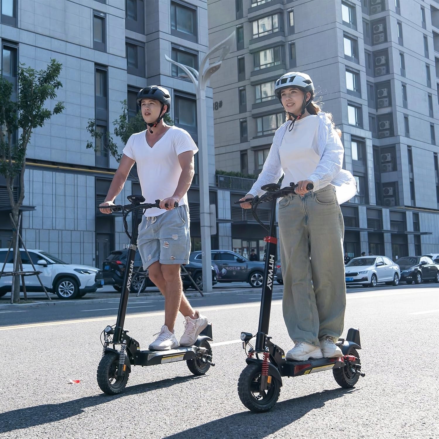 HITWAY H9PRO Electric Scooter Height Adjustable 500W Range 100KM 20.8Ah 48V Manufacturer code H9-ABE