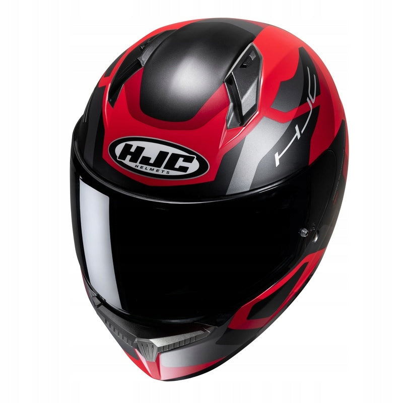 HJC C10 TINS BLACK/RED Motorcycle helmet Manufacturer's catalog number C10_TIN-MC1SF_S